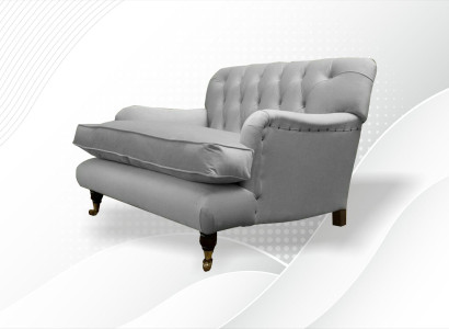 Chesterfield Armchair TV Design Upholstery Sofa Couch Chesterfield Textile new
